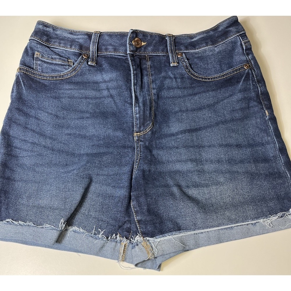 Sonoma Shorts Denim Jean Cuffed Size 12